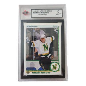Graded Upper Deck #46 Mike Modano Rookie card
